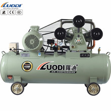 Big horsepower facotry use belt driven piston air compressor